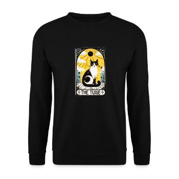 Tarot de lutin - Sweat-shirt Unisexe - noir - Devant - Alina (178cm) & Michal (187cm)