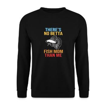 Aquarium Aquarist - Unisex Sweatshirt - black - Front - Alina (178cm) & Michal (187cm)