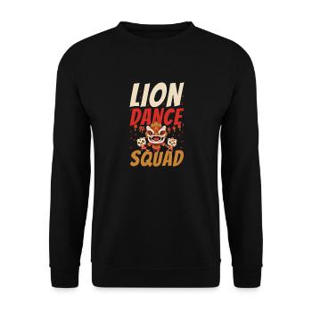 Escouade de danse du lion Nouvel An chinois - Sweat-shirt Unisexe - noir - Devant - Alina (178cm) & Michal (187cm)