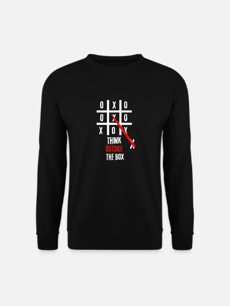 Think outside the box - Unisex Sweatshirt - black