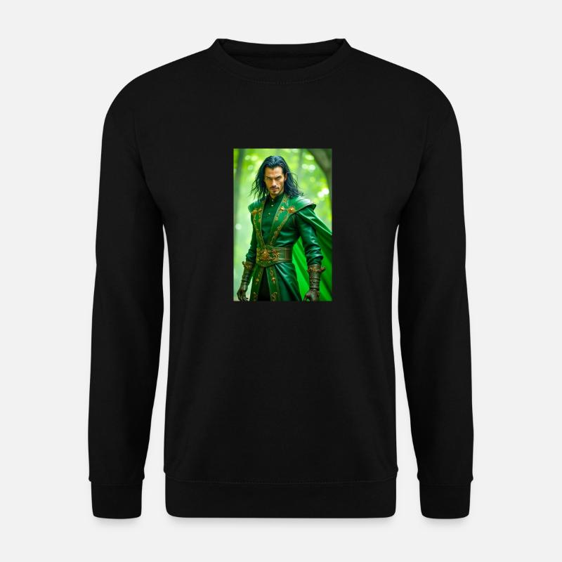 Loki ist ein gerissener Trickster-Gott und Gestaltwandler - Unisex Pullover - Schwarz