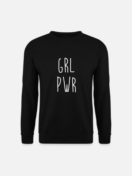 GRL PWR - Girl Power - Frauenpower - Sweat-shirt Unisexe - noir
