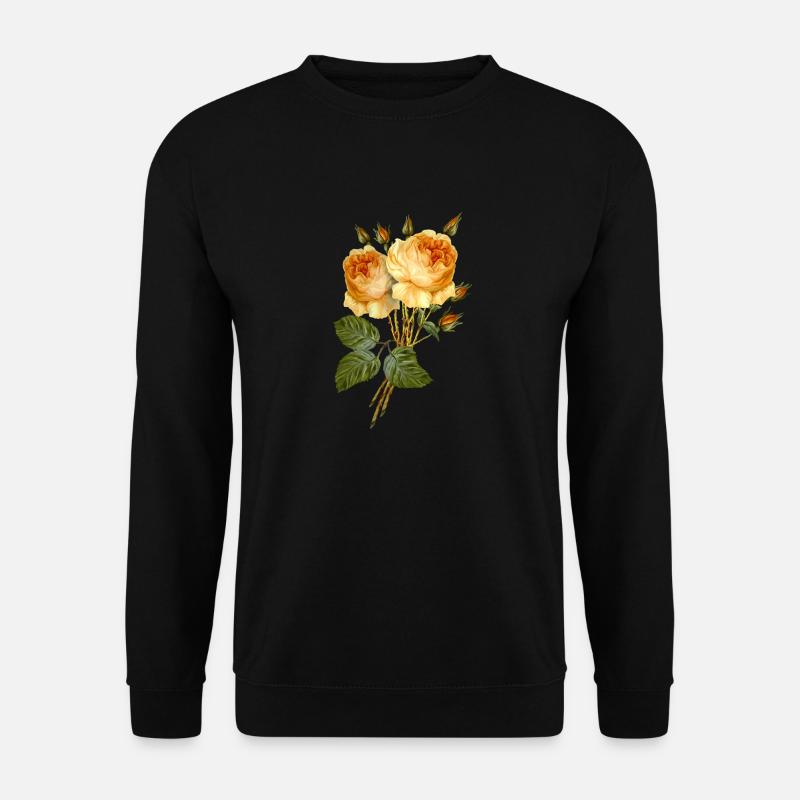 Blumen - Unisex Pullover - Schwarz