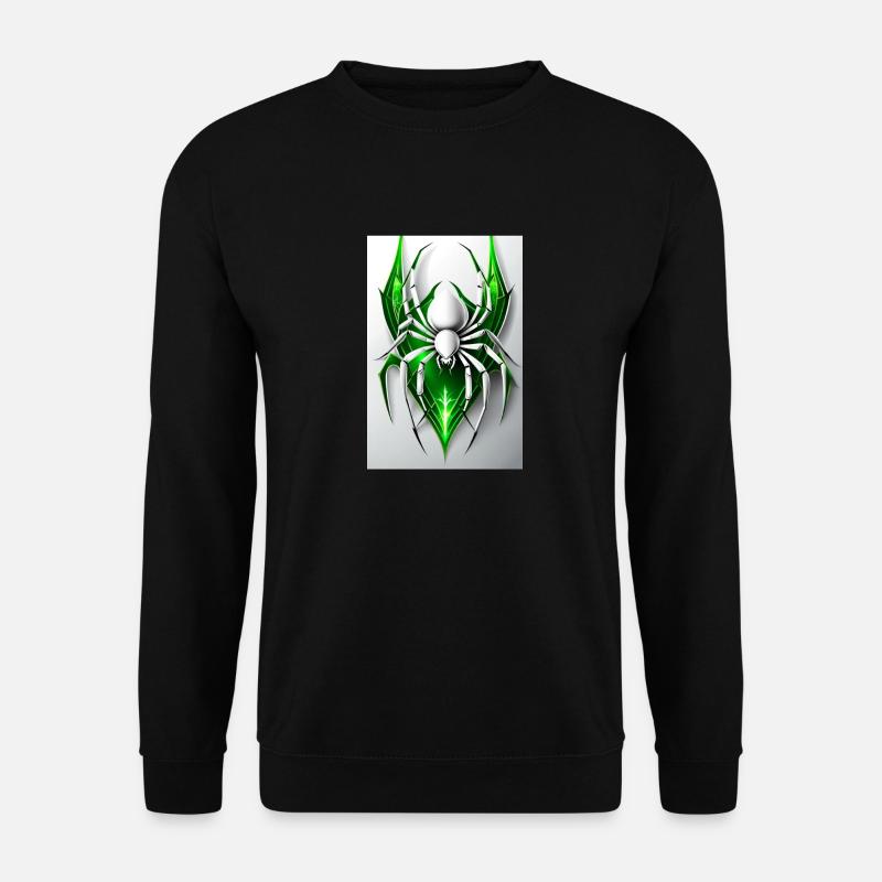 White Animals Spider - Unisex Pullover - Schwarz