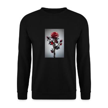 IMG 5175 - Unisex Sweatshirt - black - Front - Alina (178cm) & Michal (187cm)