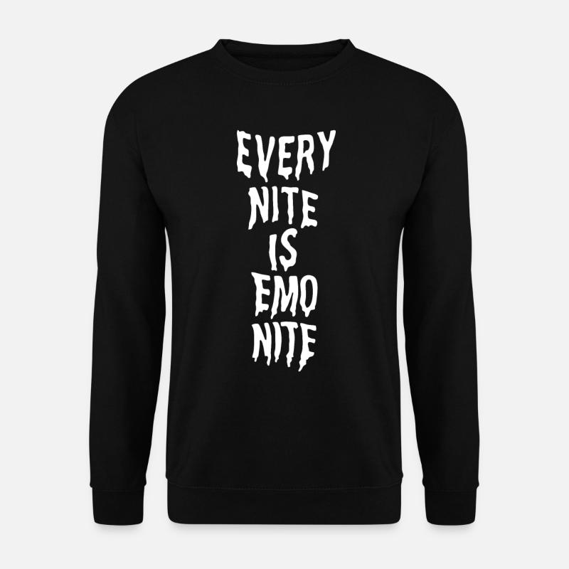 Emo Nite - Unisex Pullover - Schwarz
