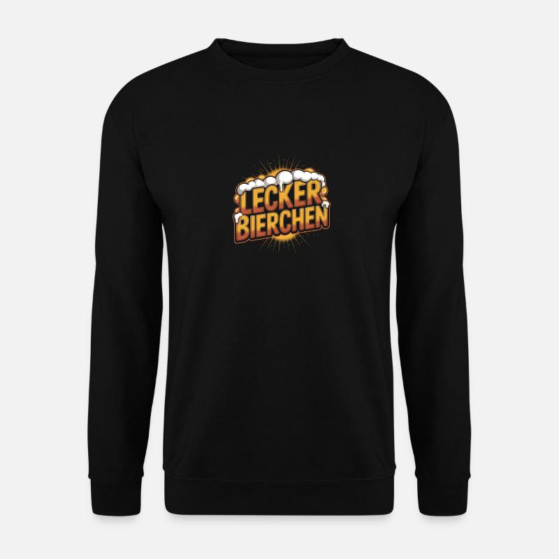 Lecker Bierchen - Funny German Memes - Unisex Sweatshirt - black