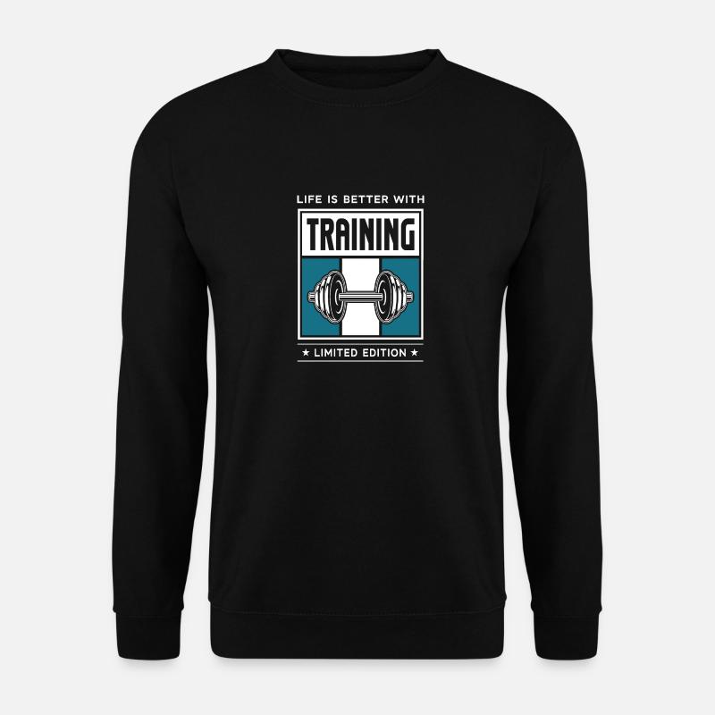 Training - Unisex Pullover - Schwarz