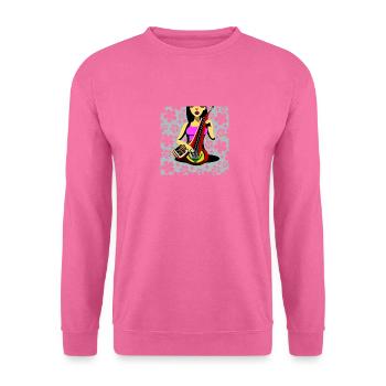 Fille de la musique - Sweat-shirt Unisexe - rose - Devant