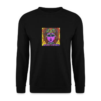 Ayahuasca - Unisex Pullover - Schwarz - Vorne - Alina (178cm) & Michal (187cm)