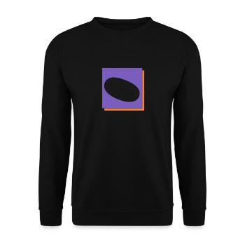 Tendance : Design graphique - Sweat-shirt Unisexe - noir - Devant - Alina (178cm) & Michal (187cm)