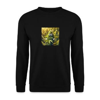 33 - Unisex Pullover - Schwarz - Vorne - Alina (178cm) & Michal (187cm)