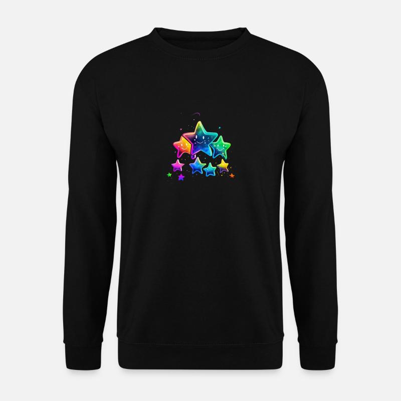 PRÄCHTIGE STERNE - Unisex Pullover - Schwarz