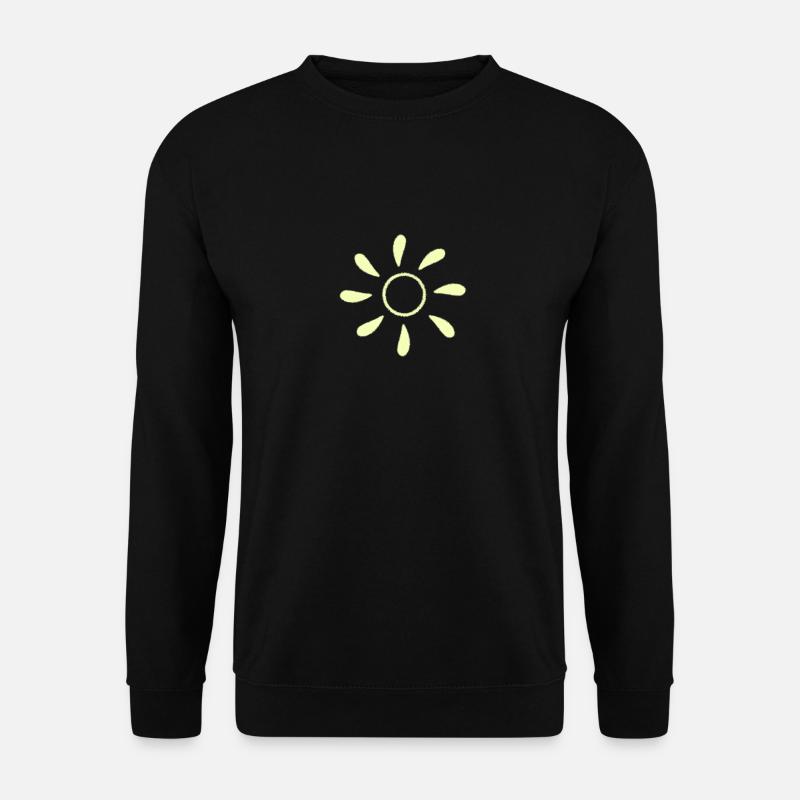 Sonne - Unisex Pullover - Schwarz
