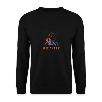 Collines d’Halloween - Sweat-shirt Unisexe - noir - Devant - Alina (178cm) & Michal (187cm)