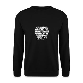 Spooky Full Moon Halloween Night - Sweat-shirt Unisexe - noir - Devant - Alina (178cm) & Michal (187cm)