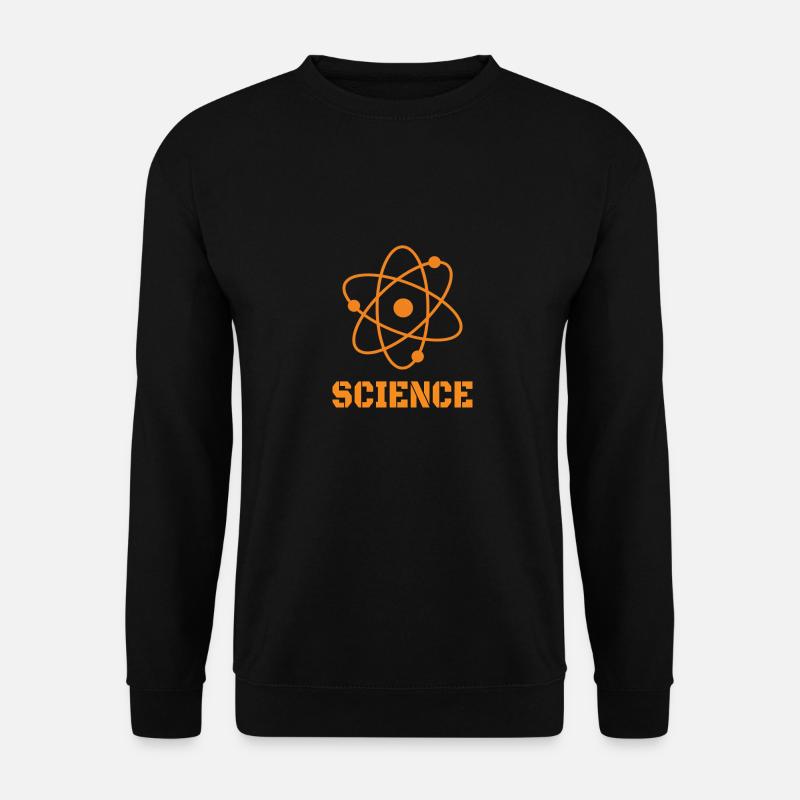 Physics: Science Atom - Unisex Pullover - Schwarz