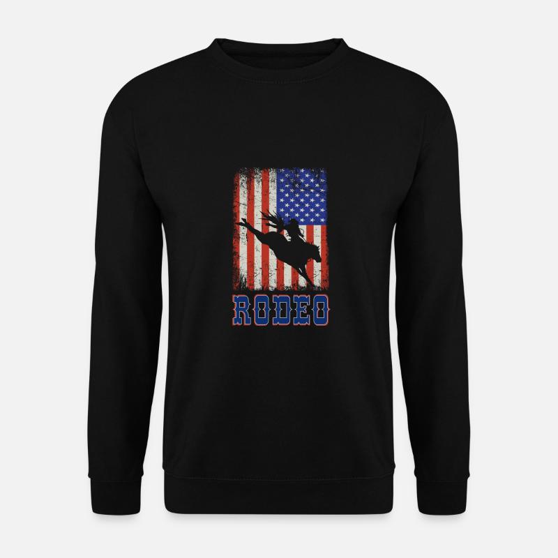 Rodeo - Unisex Pullover - Schwarz