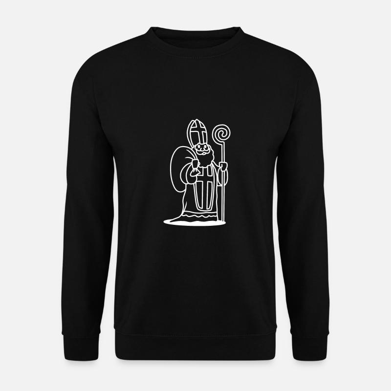 Nikolaus - Unisex Pullover - Schwarz