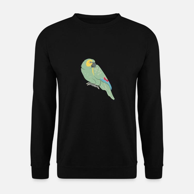 Parrot: Blue-fronted parrot - Unisex Sweatshirt - black