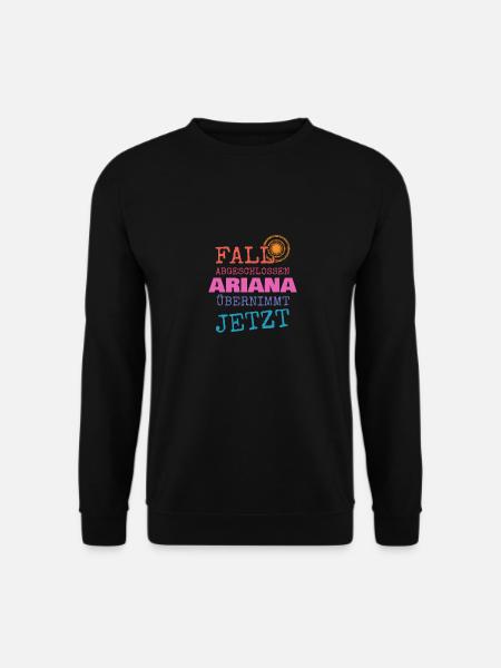 Vorname Ariana - Unisex Pullover - Schwarz
