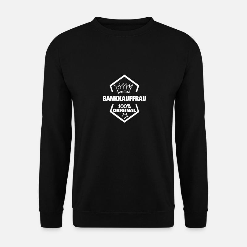 Employé de banque - Sweat-shirt Unisexe - noir