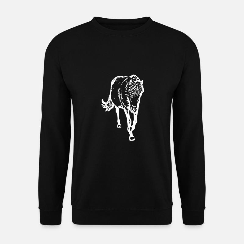 Pferd - Unisex Pullover - Schwarz