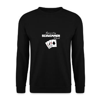 Maillot officiel de natation - Sweat-shirt Unisexe - noir - Devant - Alina (178cm) & Michal (187cm)