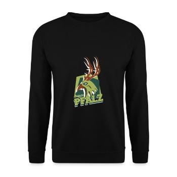 Myth Palatinate Palz Palatinate dialect Palatine - Unisex Sweatshirt - black - Front - Alina (178cm) & Michal (187cm)