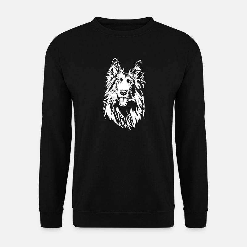 Groenendael head "Black Edition" - Unisex Sweatshirt - black