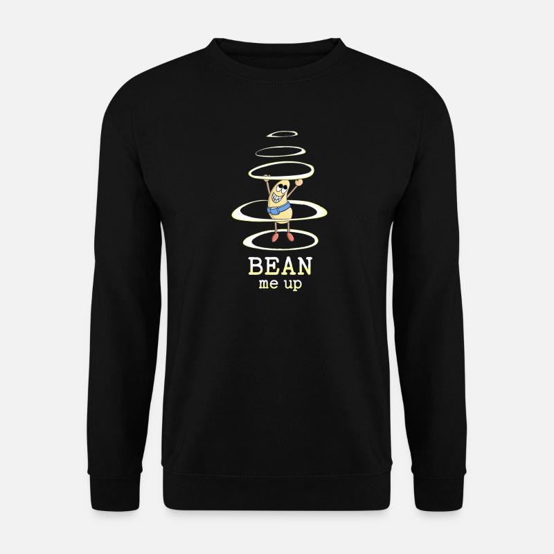 Bean Me-Up Space - Bean - Unisex Sweatshirt - black