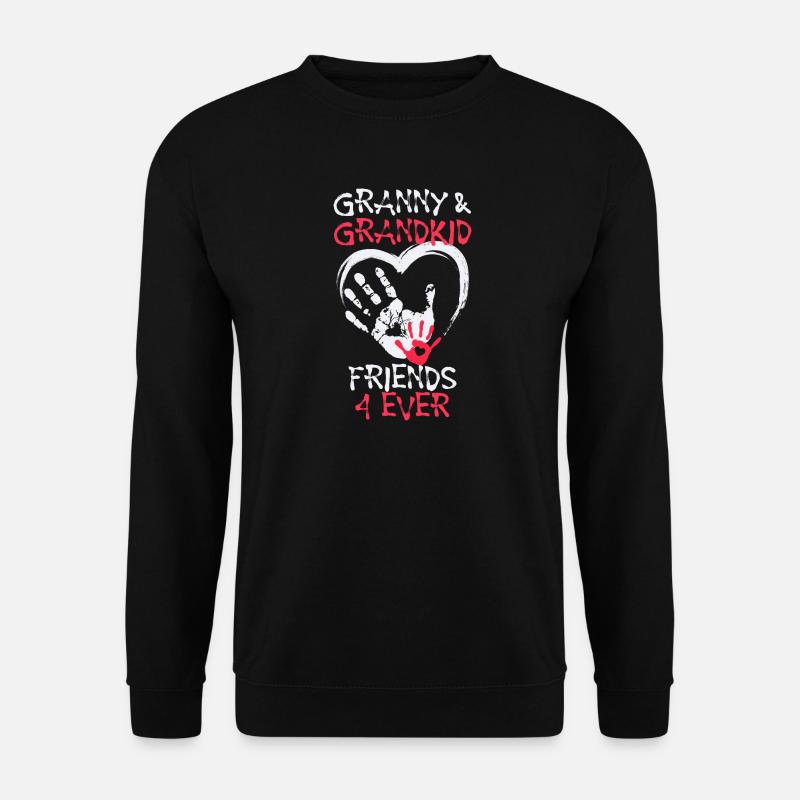 Enkelkind Großmutter Oma Lieblingsoma Statement - Unisex Pullover - Schwarz