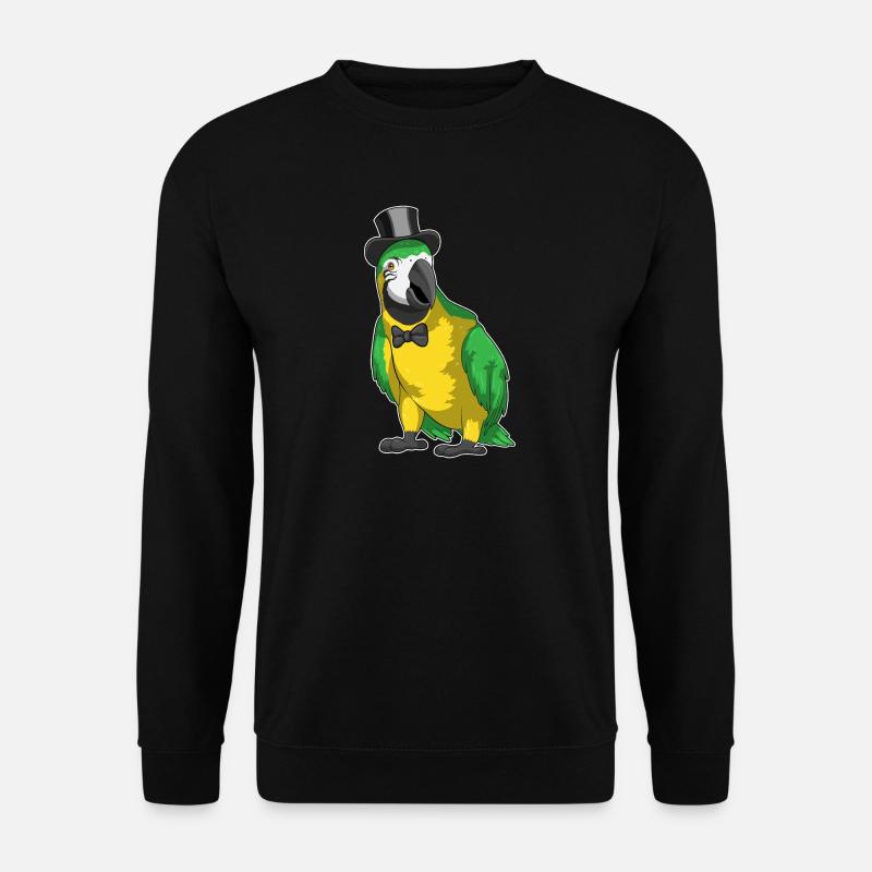 Parrot Groom Cylindre Mariage - Sweat-shirt Unisexe - noir