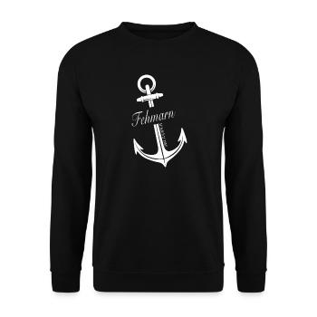 Fehmarn - Unisex Pullover - Schwarz - Vorne - Alina (178cm) & Michal (187cm)