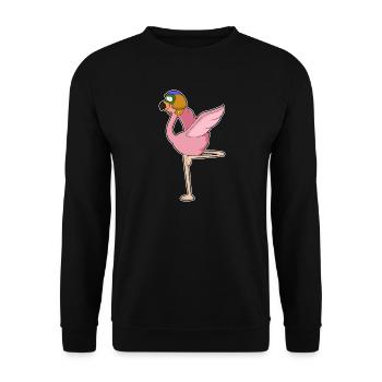 Casquette de pilote de pilote Flamingo - Sweat-shirt Unisexe - noir - Devant - Alina (178cm) & Michal (187cm)