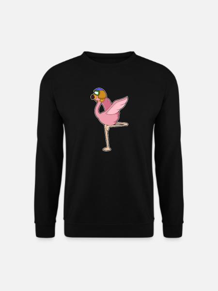 Flamingo Pilot Pilot Cap - Unisex Sweatshirt - black