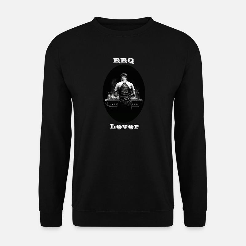 BBQ Lover weiß - Unisex Pullover - Schwarz