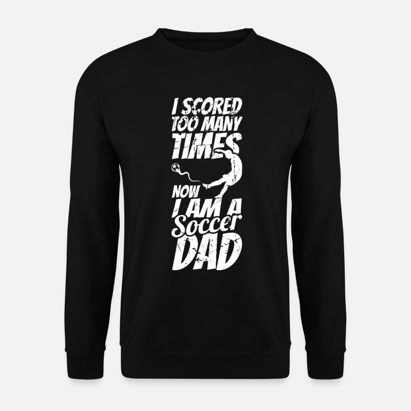 Fußball Vater - Unisex Pullover - Schwarz