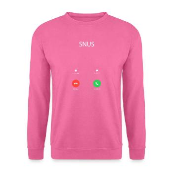 Snus is calling - Snus is calling - Unisex Sweatshirt - pink - Front
