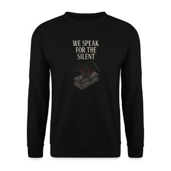 Cadavre Science Humour noir Mort Positif - Sweat-shirt Unisexe - noir - Devant - Alina (178cm) & Michal (187cm)