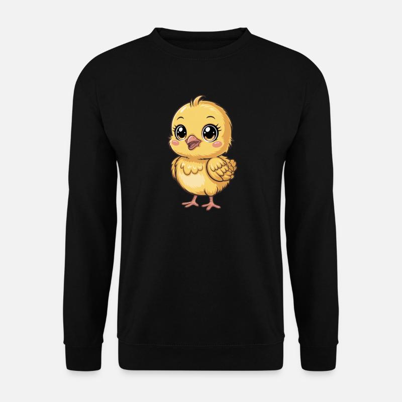 Küken süßes Küken Geschenk - Unisex Pullover - Schwarz