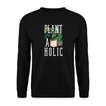 Garten- Und Pflanzenliebhaber Geschenke - Unisex Pullover - Schwarz - Vorne - Alina (178cm) & Michal (187cm)