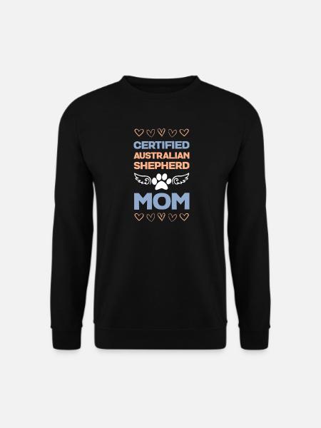 Zertifizierte Australian Shepherd Mama - Unisex Pullover - Schwarz