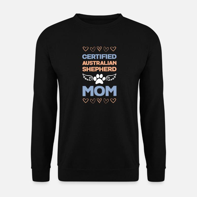 Zertifizierte Australian Shepherd Mama - Unisex Pullover - Schwarz