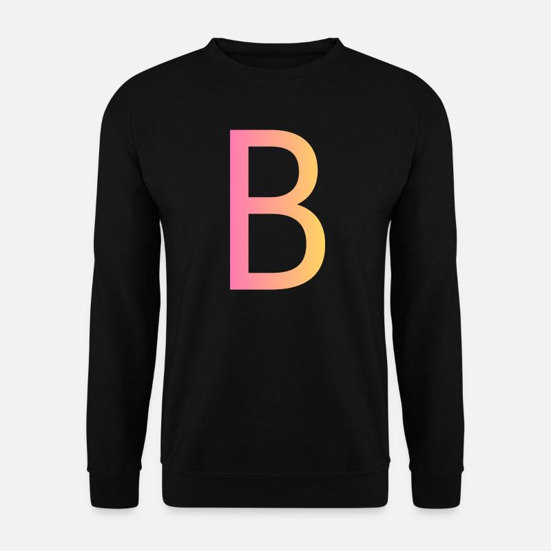 B - Unisex Pullover - Schwarz