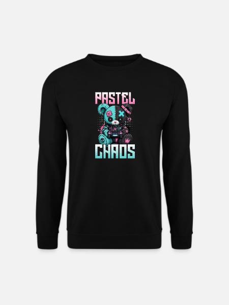 Pastel Goth Soft Goth Gaming Gamer - Unisex Sweatshirt - black