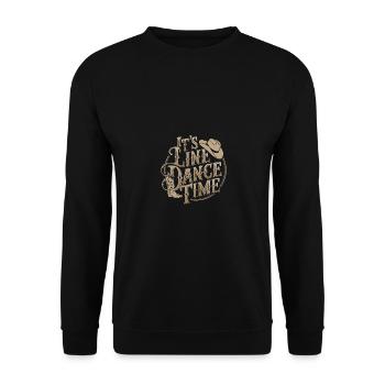 Danse en ligne Danse en ligne Danse en ligne Danse - Sweat-shirt Unisexe - noir - Devant - Alina (178cm) & Michal (187cm)
