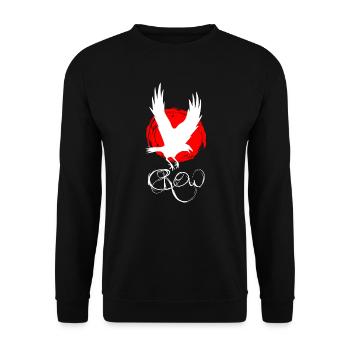 Corbeau corbeau - Sweat-shirt Unisexe - noir - Devant - Alina (178cm) & Michal (187cm)