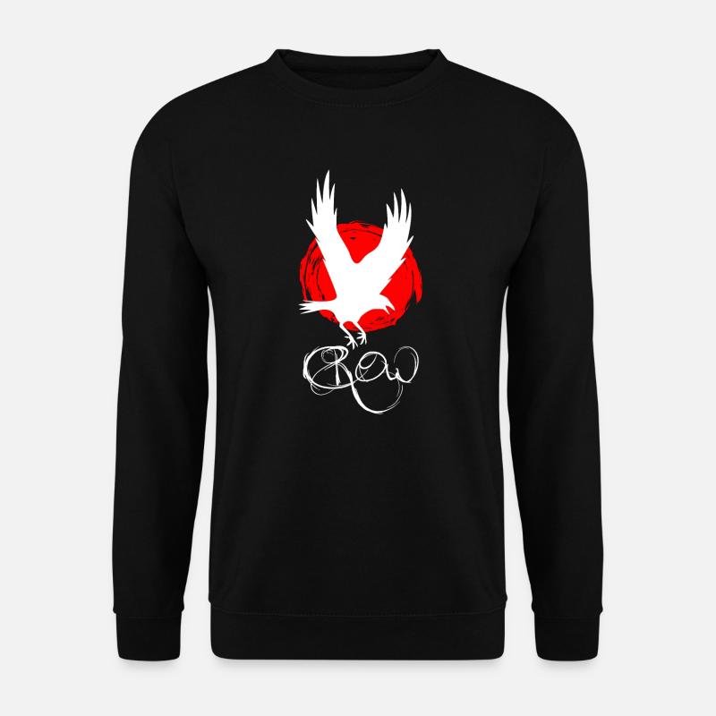 Rabe Krähe Crow - Unisex Pullover - Schwarz
