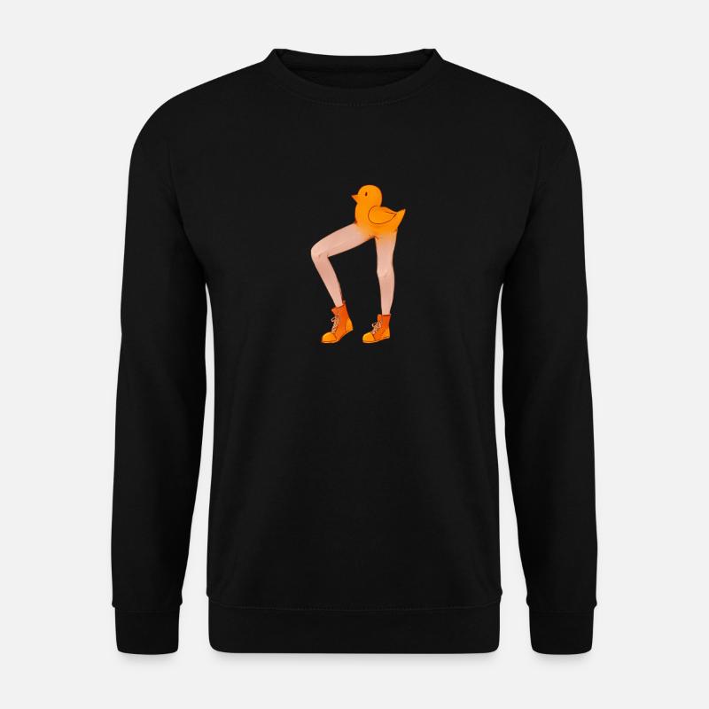 DUCK - Unisex Pullover - Schwarz